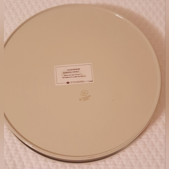 Vintage otagiri poinsettia laquerware divided dish container - Picture 5 of 7